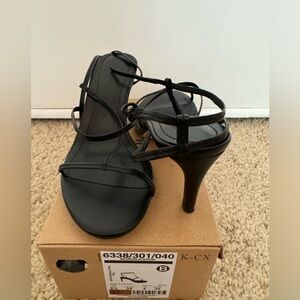 Zara strap heels sandals